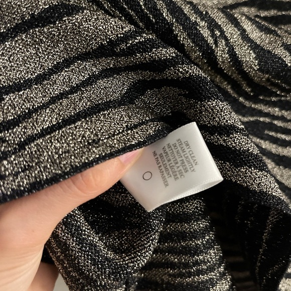 A.L.C. Zebra Metallic Mini Skirt (size Medium) - Picture 13 of 13